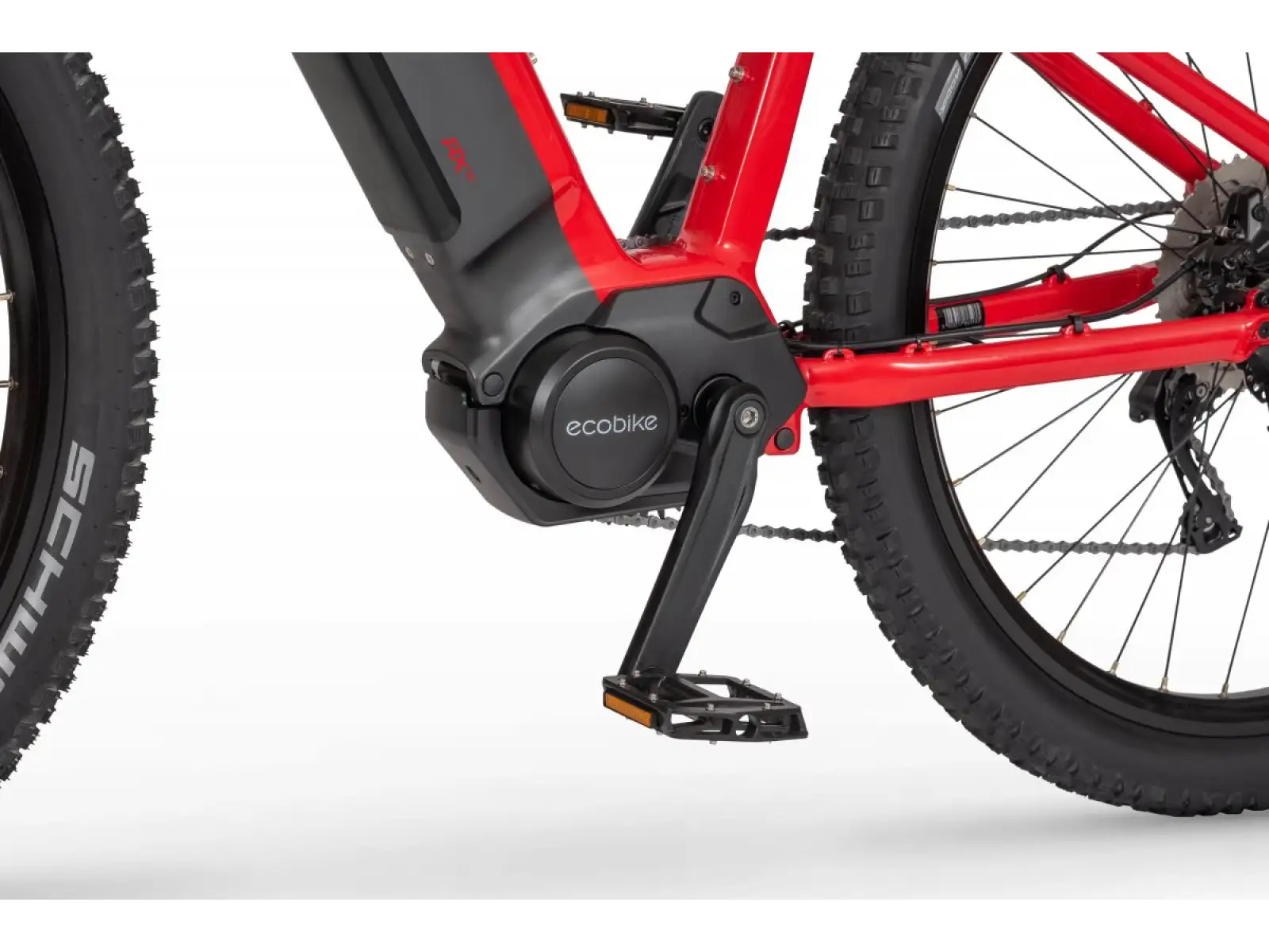 Ecobike RX 500 horské elektrokolo 960 Wh Red