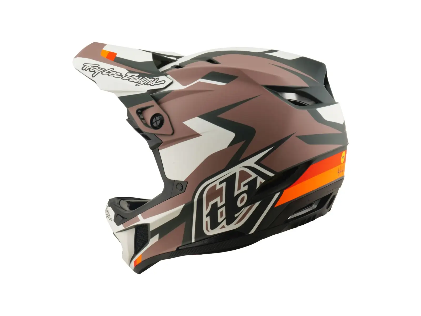 Troy Lee Designs D4 Polyacrylite MIPS přilba Roamer Clay