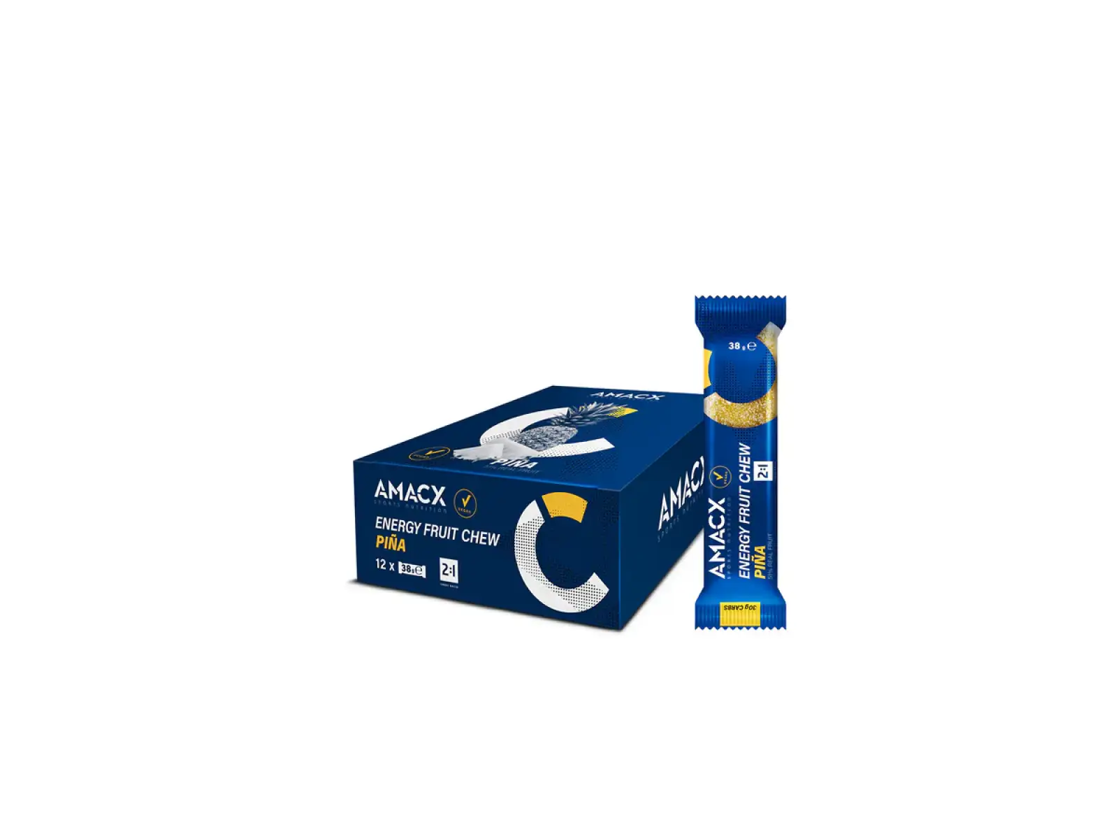 Amacx Energy Fruit Chew energetická tyčinka 12 x 38 g