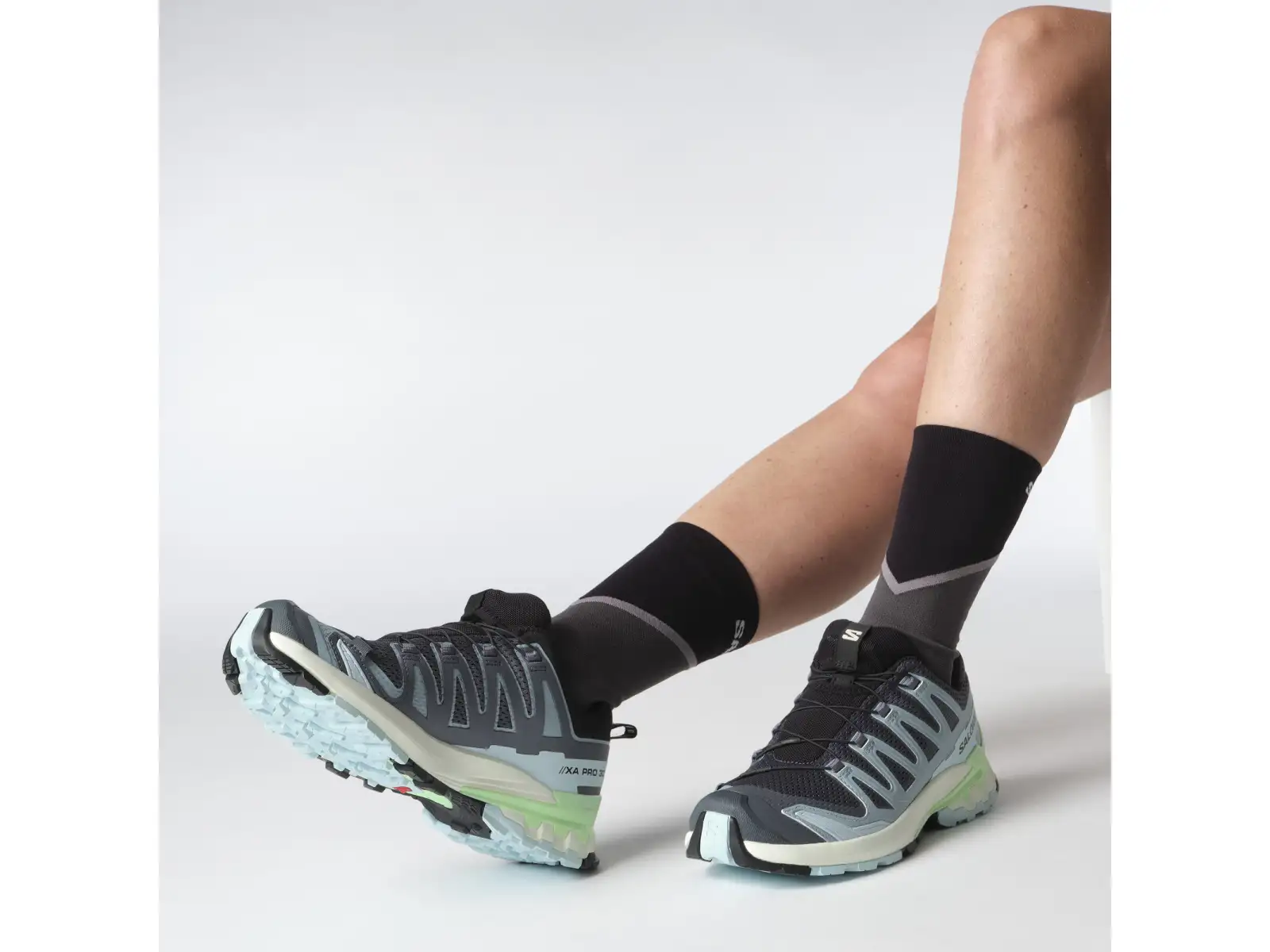Salomon XA PRO 3D V9 dámská běžecká obuv Turbulence/Iced Aqua