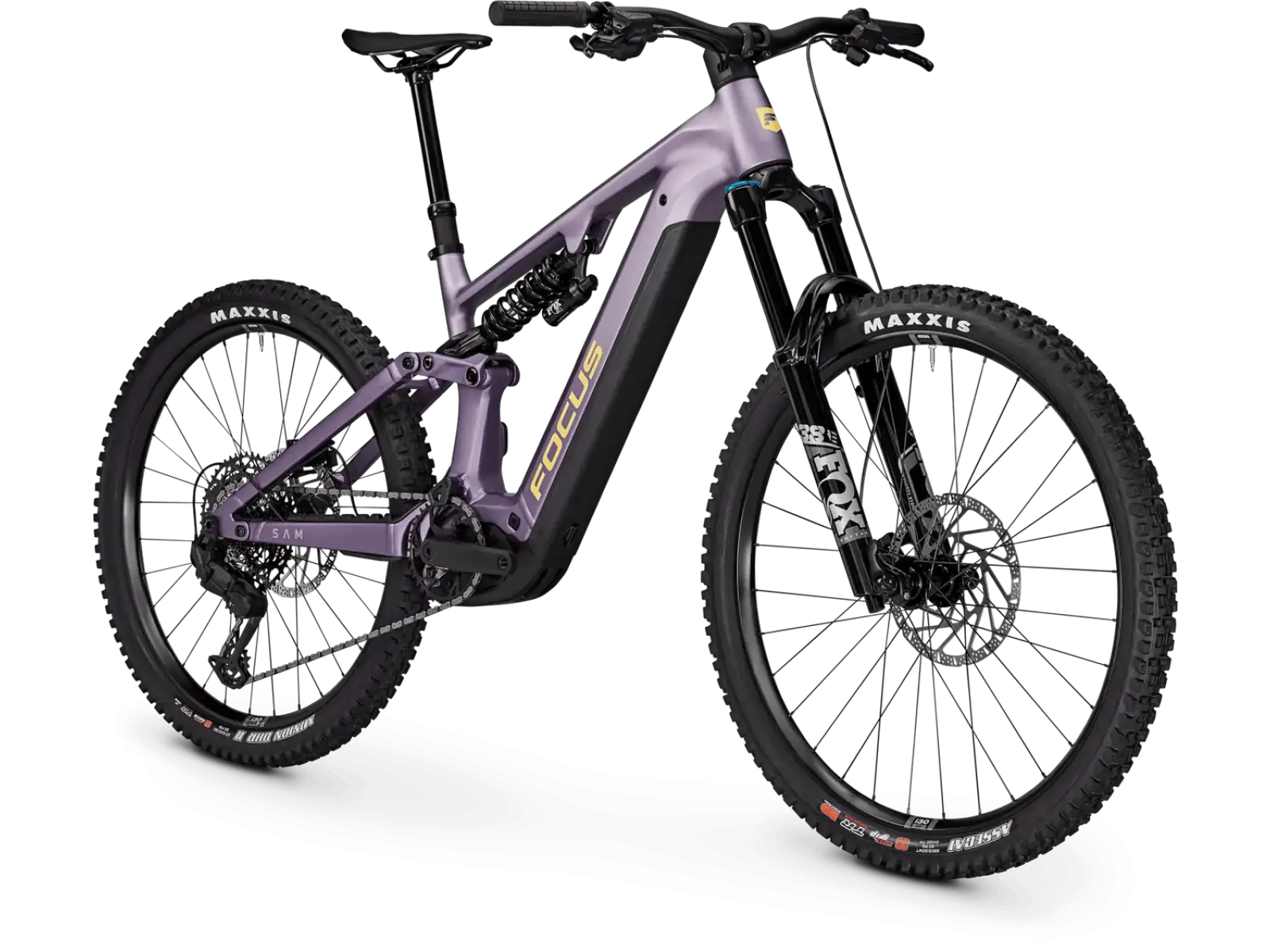 Focus SAM 8 800Wh celoodpružené elektrokolo Lilac matt / Darklilac matt