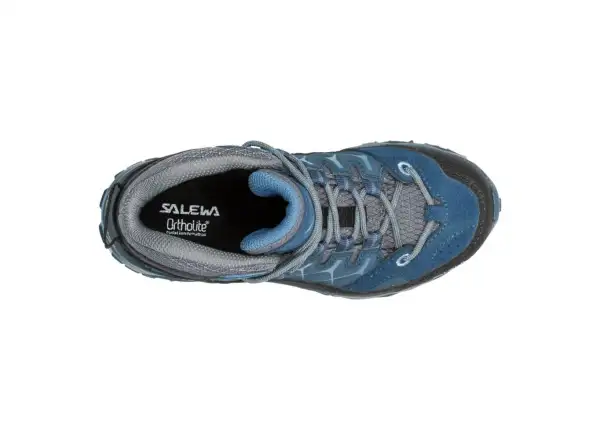 Salewa Alp Trainer Mid GTX dětské outdoorové boty Dark Denim Charcoal