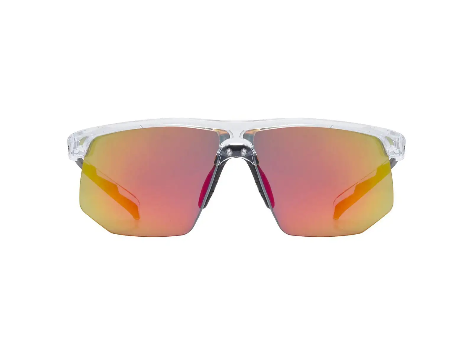 Uvex Aerios sportovní brýle Black Clear/Mir. Red
