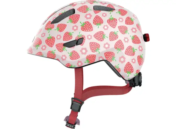 Abus Smiley 3.0 LED dětská přilba Strawberry
