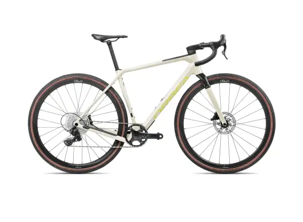 Orbea Terra M22TEAM 1X gravel kolo Ivory White/Spicy Lime