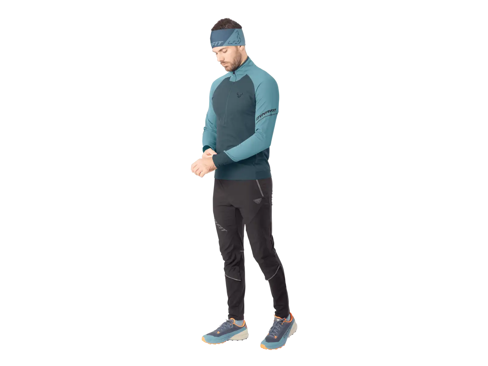 Dynafit Aalpine Zip pánské běžecké triko dlouhý rukáv Smoke blue/0720