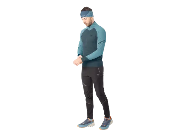Dynafit Aalpine Zip pánské běžecké triko dlouhý rukáv Smoke blue/0720