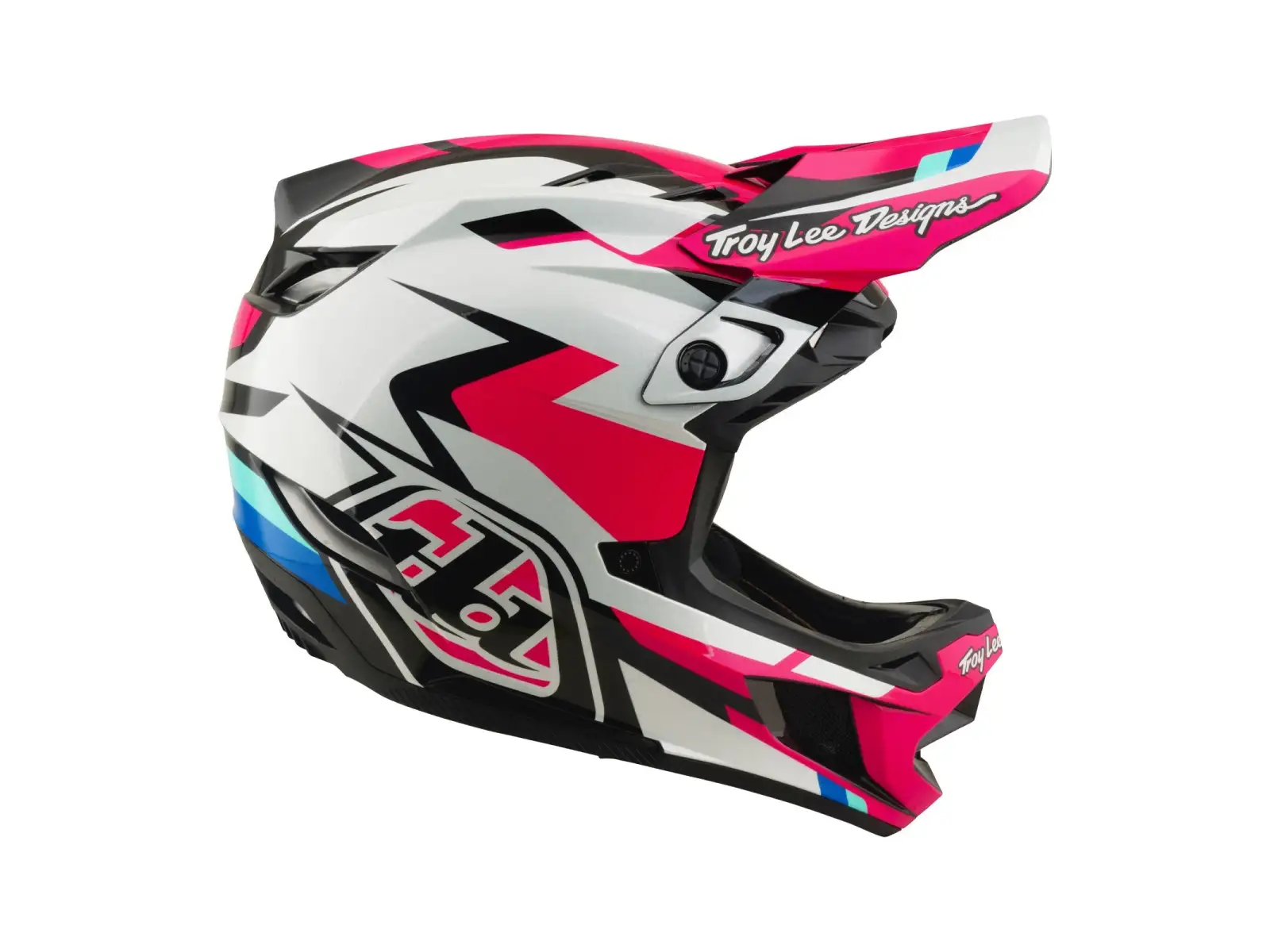 Troy Lee Designs D4 Polyacrylite MIPS přilba Roamer Magenta