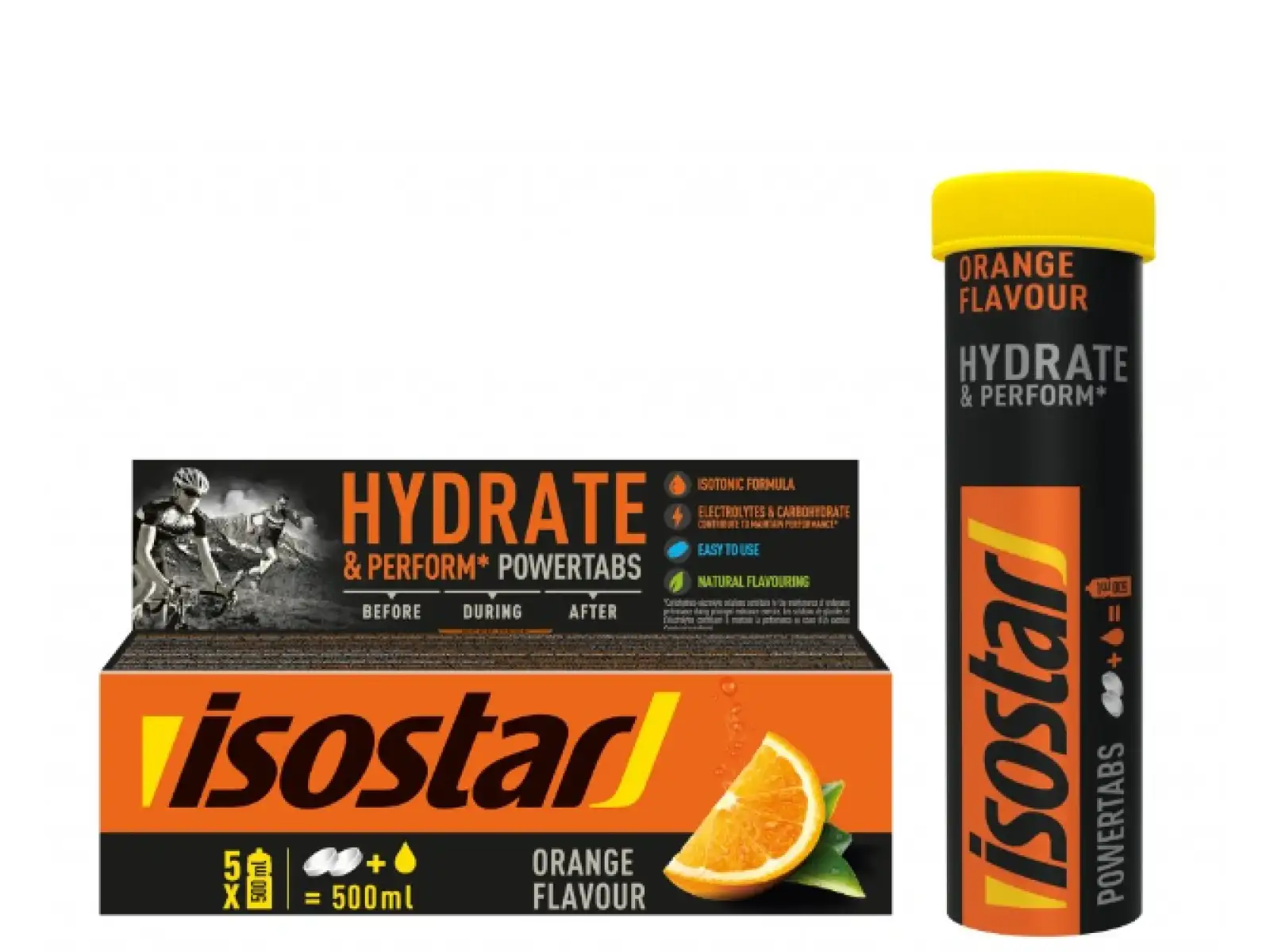 Isostar Powertabs šumivé tablety 120 g pomeranč