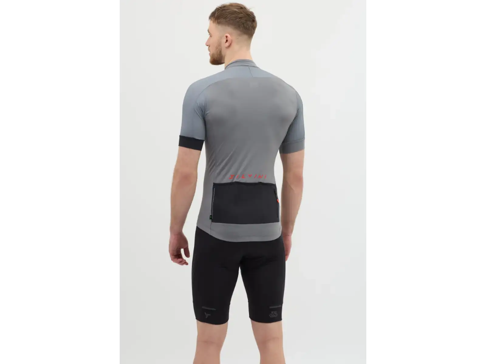 Silvini Carnio pánský dres krátký rukáv Grey/Black