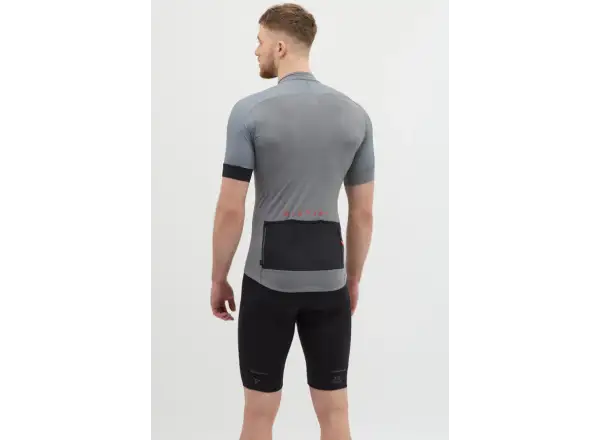 Silvini Carnio pánský dres krátký rukáv Grey/Black