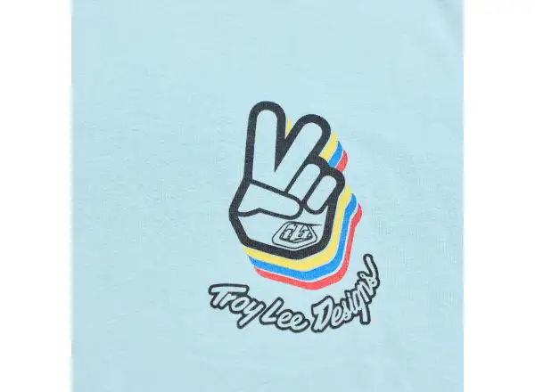 Troy Lee Designs Deuces pánské triko krátký rukáv Dawn blue