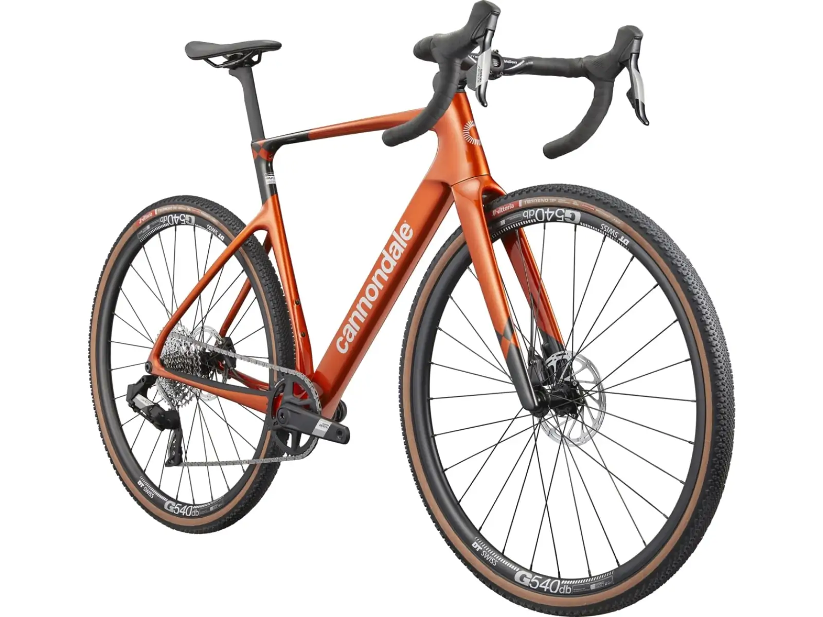 Cannondale SuperX 4 AXS gravel kolo Flame Orange