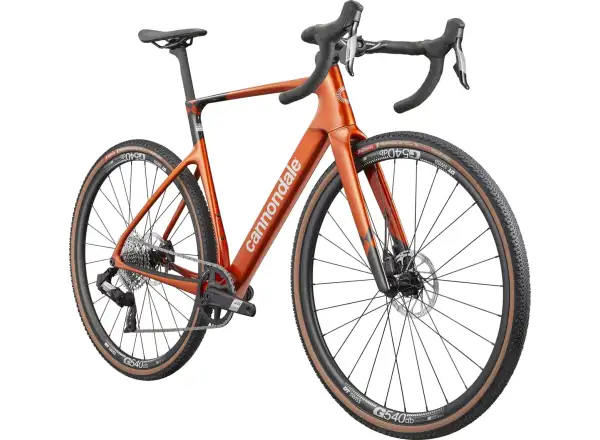 Cannondale SuperX 4 AXS gravel kolo Flame Orange