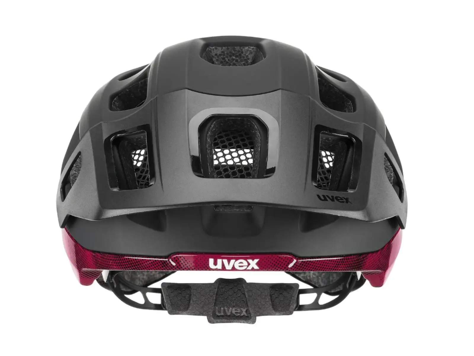 Uvex React MIPS MTB přilba Black/Ruby Red Matt