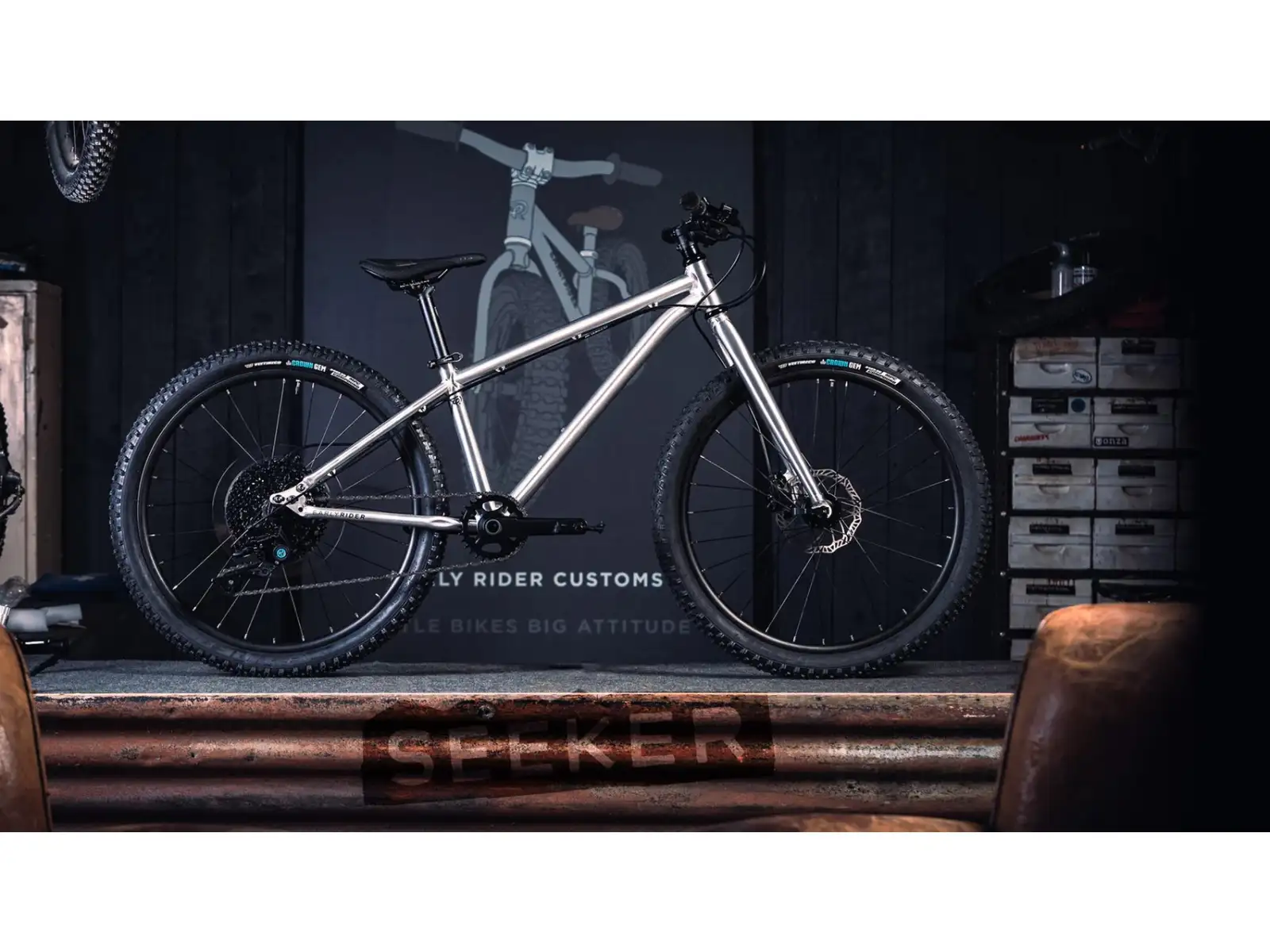 Early Rider Seeker 24 dětské kolo Brushed Aluminium