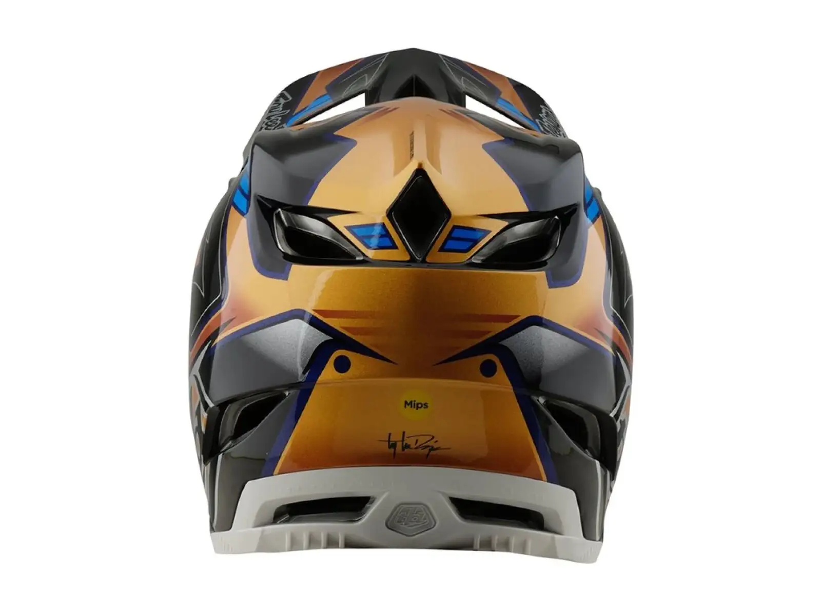 Troy Lee Designs D4 Composite integrální přilba Royalty Black/Gold