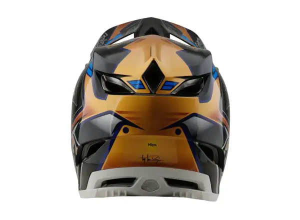 Troy Lee Designs D4 Composite integrální přilba Royalty Black/Gold