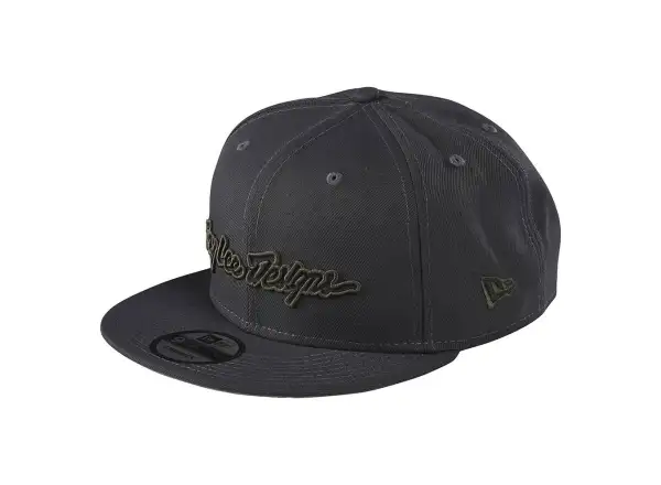 Troy Lee Designs Signature Snapback Hat kšiltovka Graphite