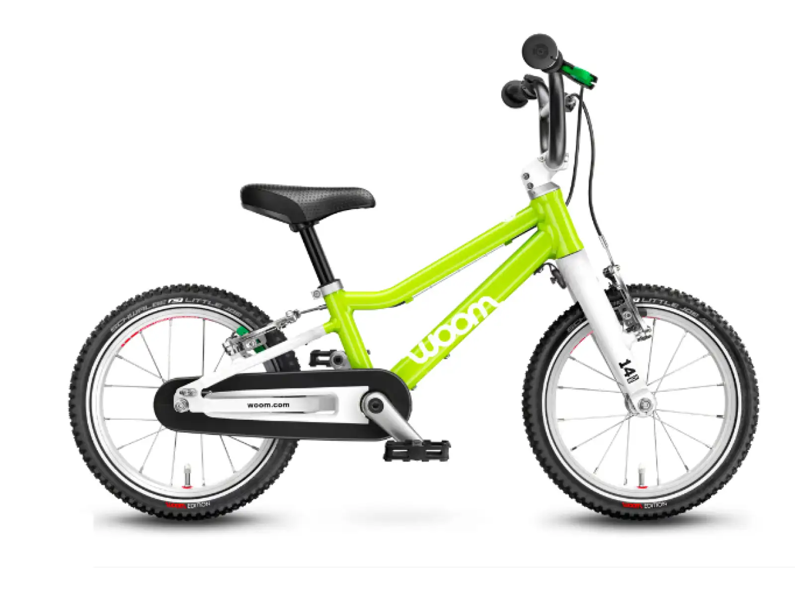 Woom 2 Lizard Lime 14 dětské kolo