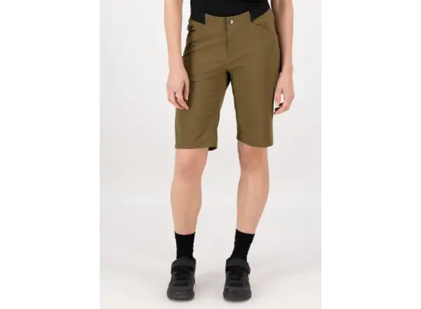 Mons Royale Diversion Merino Trail dámské kraťasy Dark Olive