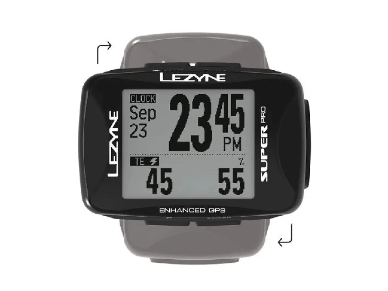 Lezyne Super Pro GPS navigace černá