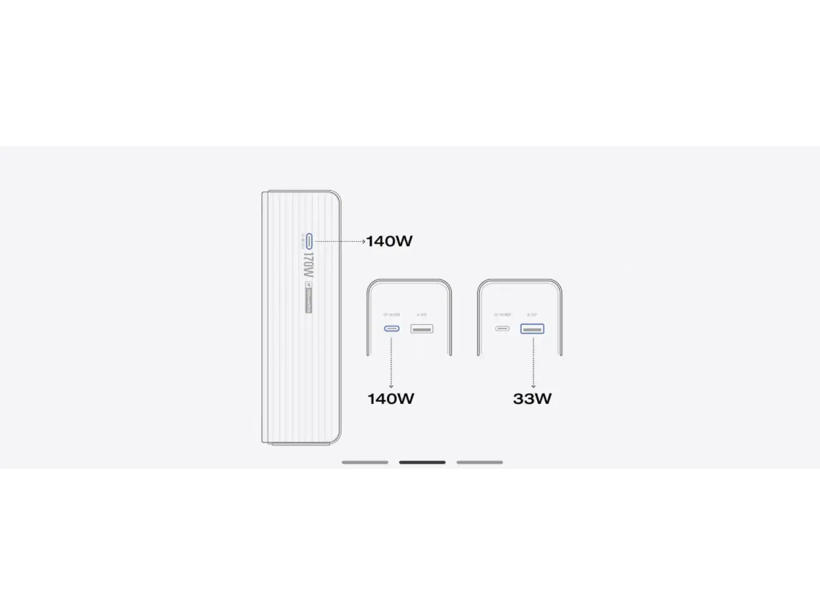 EcoFlow Rapid Power Banka (25000mAh,170W) - stříbrná