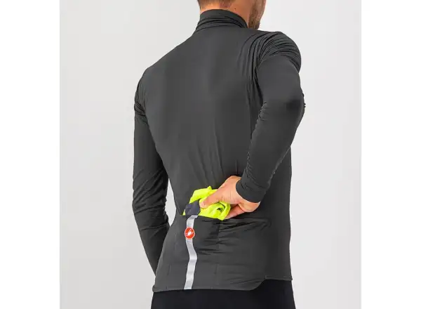 Castelli Squadra Stretch pánská bunda light black/dark gray