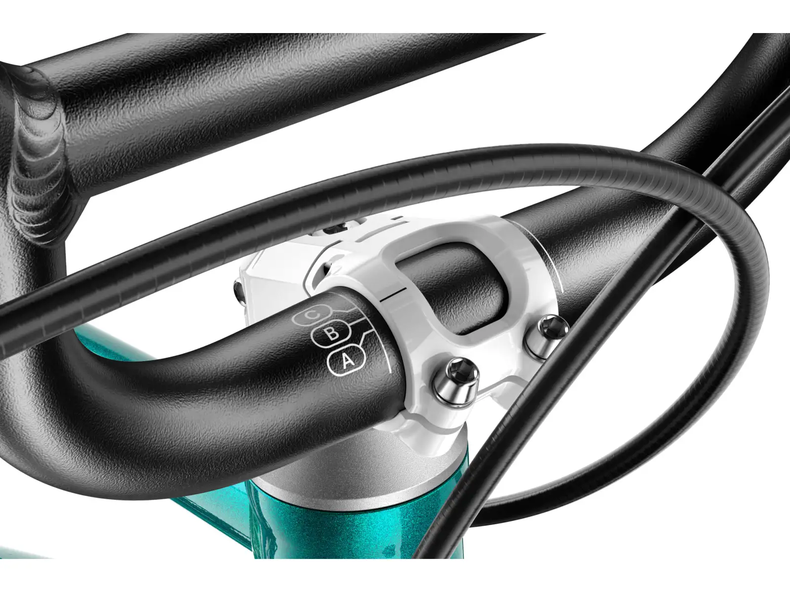 Woom GO 1 Plus Metallic Turquoise 14 dětské odrážedlo