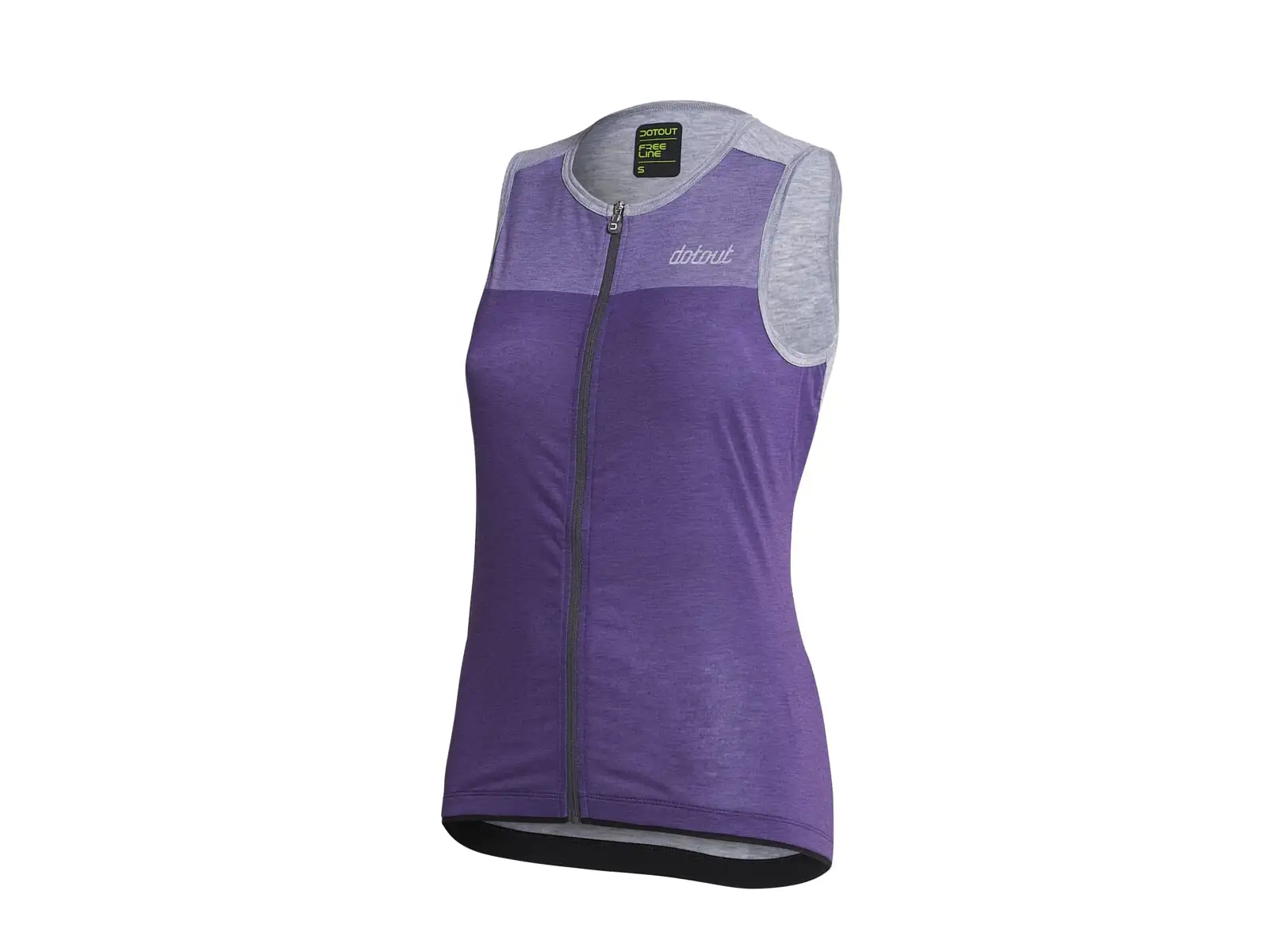 Dotout Glory dámský dres bez rukávů Violet/Melange Light Grey