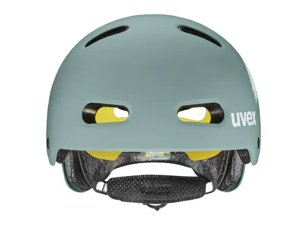 Uvex Kid 4 Style Mips dětská přilba Spray Sage Green Matt