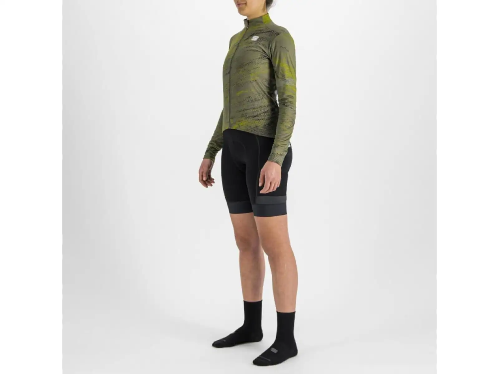 Sportful Cliff Supergiara Thermal dámský dres dlouhý rukáv beetle guacamole black