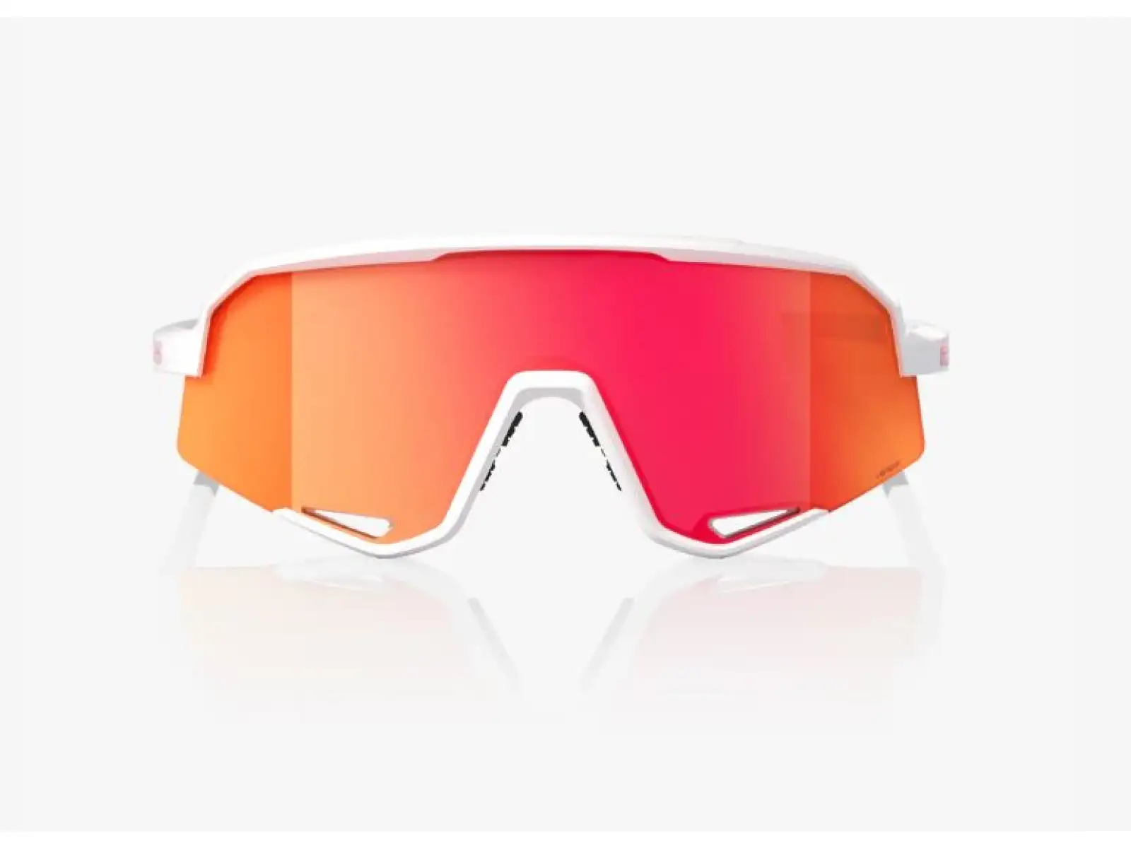 100% Slendale brýle Matt White/HiPER Red Multilayer Mirror