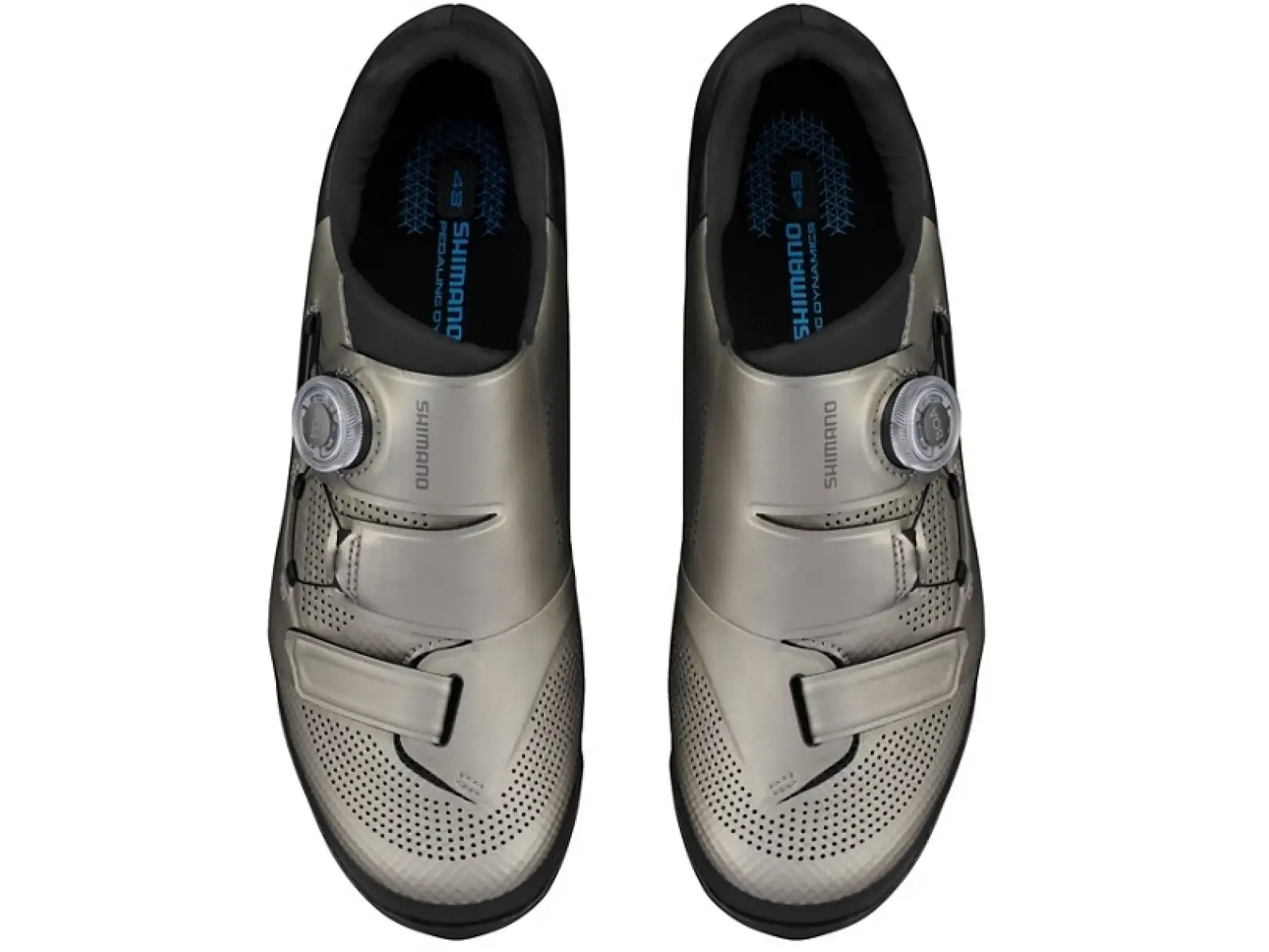 Shimano SH-XC502 Wide pánské MTB tretry stříbrná