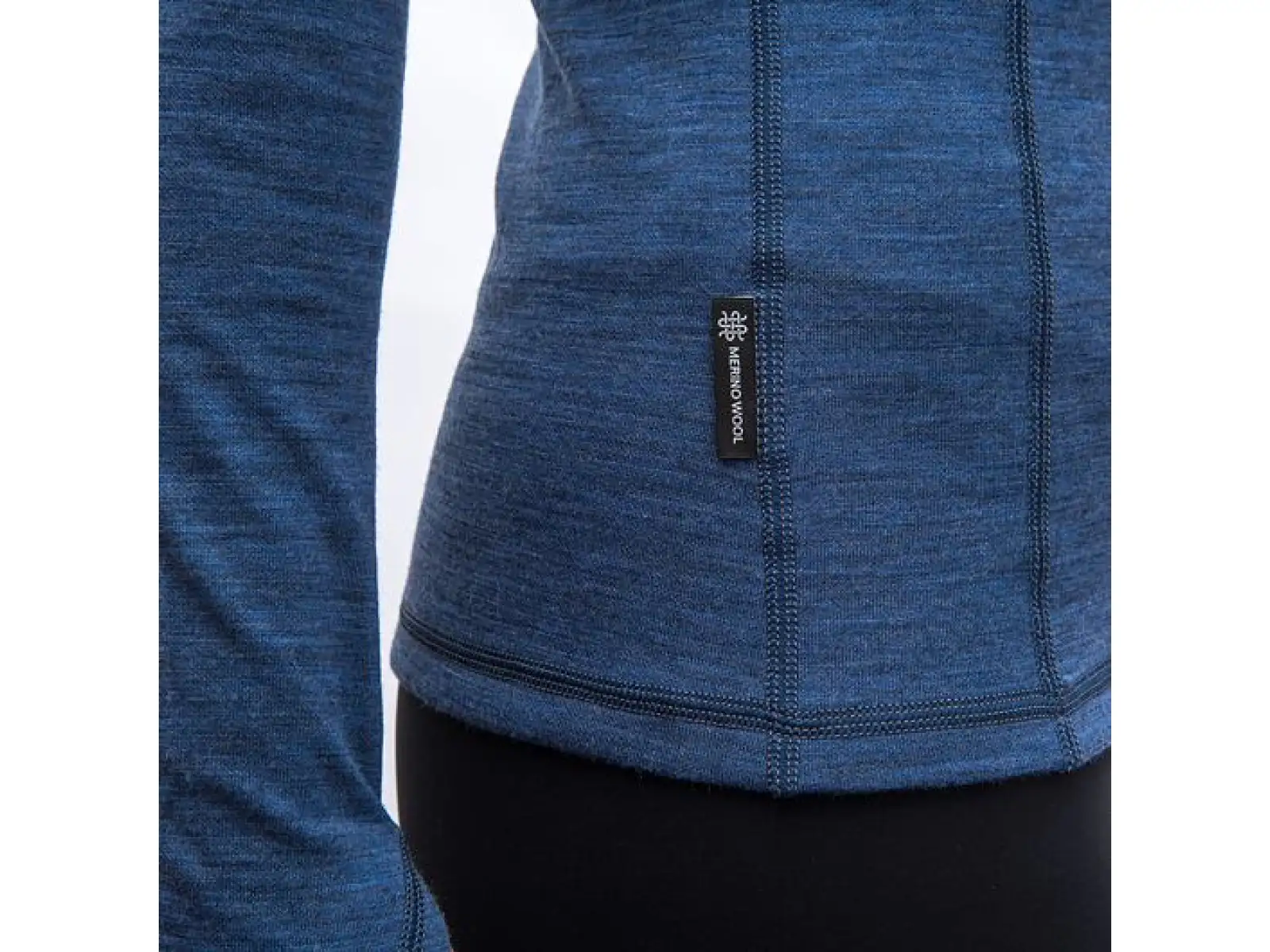Sensor Merino Bold dámské triko dlouhý rukáv Cool Blue