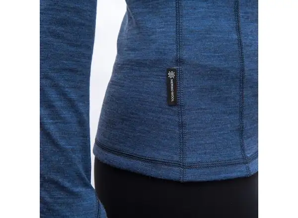 Sensor Merino Bold dámské triko dlouhý rukáv Cool Blue