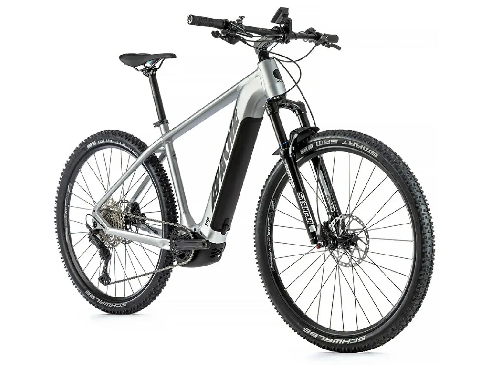 Apache Hupahu 1 750Wh horské elektrokolo stříbrná