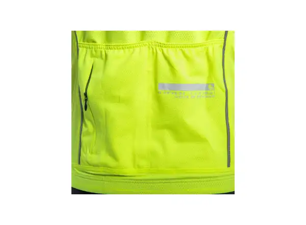 Sensor Cyklo Motion pánský dres krátký rukáv Neon Yellow/šedá