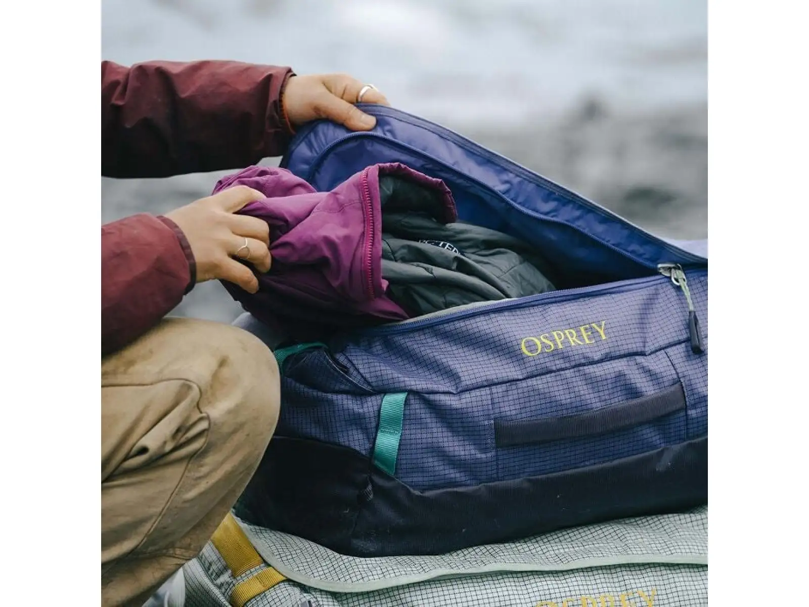 Osprey Transporter Duffel 40 cestovní taška Pine Leaf