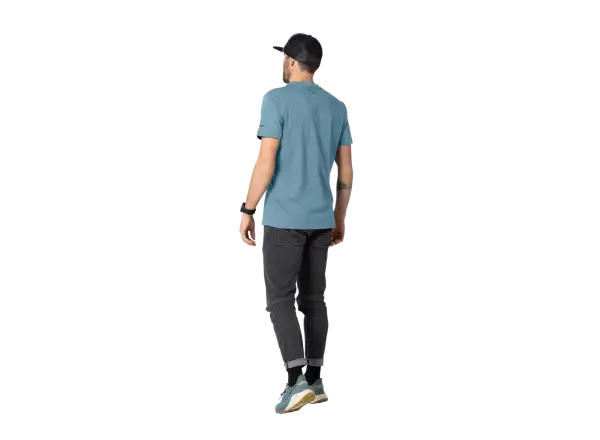Dynafit Graphic Cotton pánské triko krátký rukáv Smoke Blue