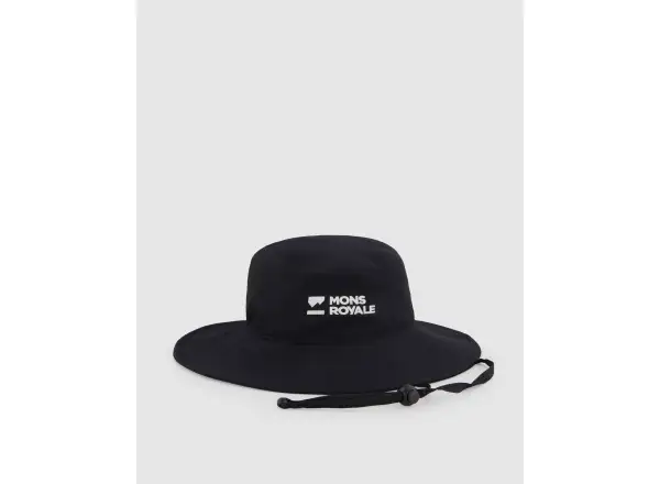 Mons Royale Velocity Bucket Hat turistický klobouk černý