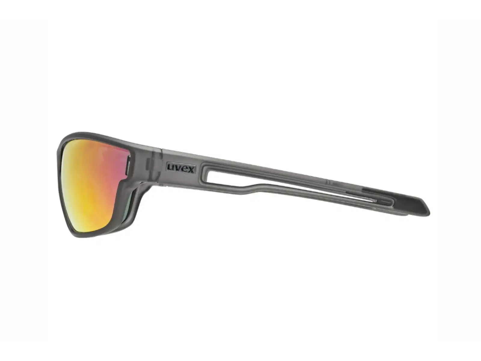 Uvex Sportstyle 806 brýle Smoke Matt/Mirror Red