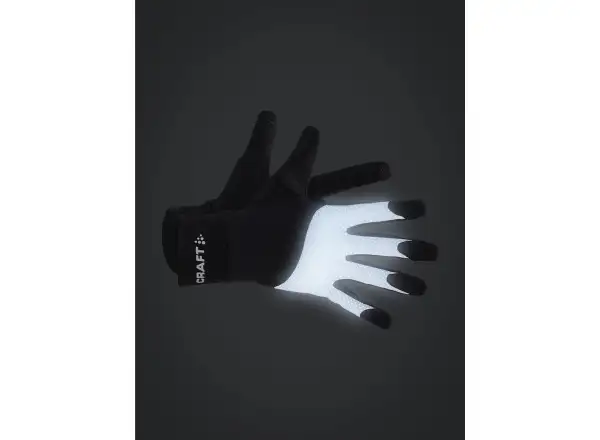 Craft ADV Lumen Fleece běžecké rukavice černá