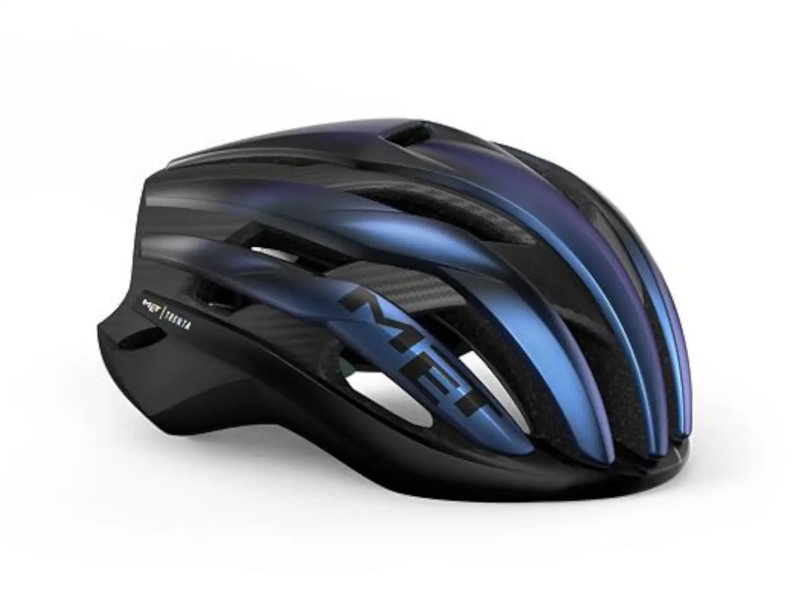 MET Trenta 3K Carbon MIPS přilba Blue Iridescent/Matt