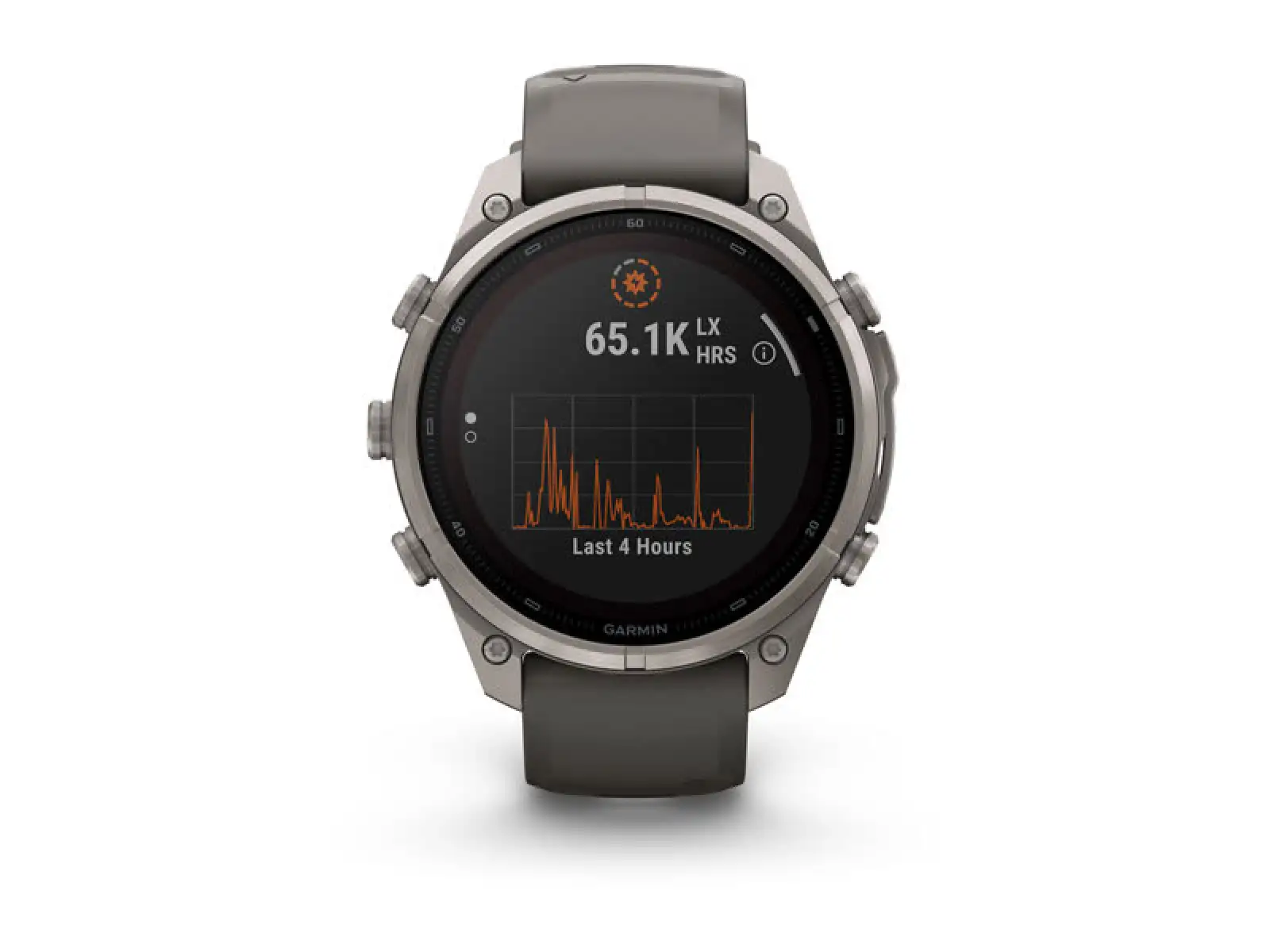 Garmin Fénix 9 Pro inReach Solar 47 mm chytré hodinky Titanium Pebble Gray/Silver Gray