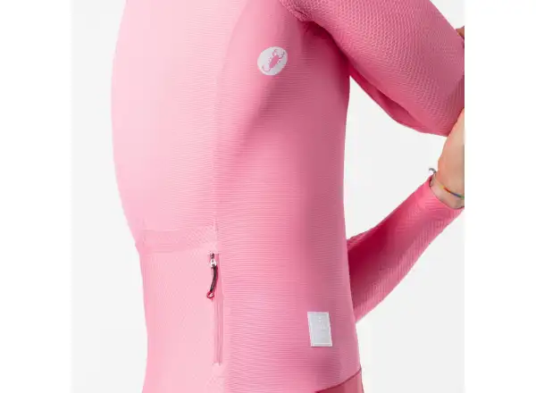 Castelli Giro 109 Corretto pánský dres dlouhý rukáv Rosa Giro
