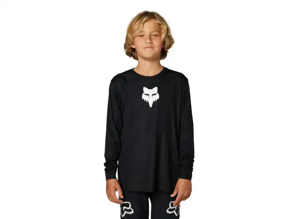 Fox Yth Ranger dětský dres dlouhý rukáv Black