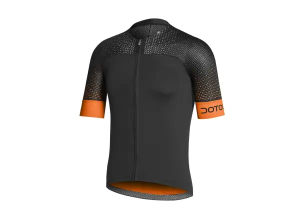 Dotout Hybrid pánský dres krátký rukáv Black/Fluo Orange