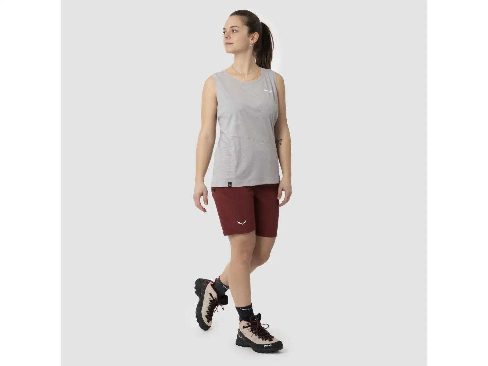 Salewa Puez Sporty Dry dámské tílko Syrah