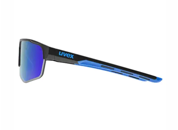 Uvex Axos Set brýle Black Matt/Mirror Blue